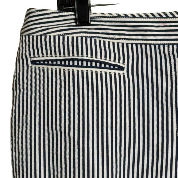 St. John striped capri pants women’s size 12 - Picture 3 of 8